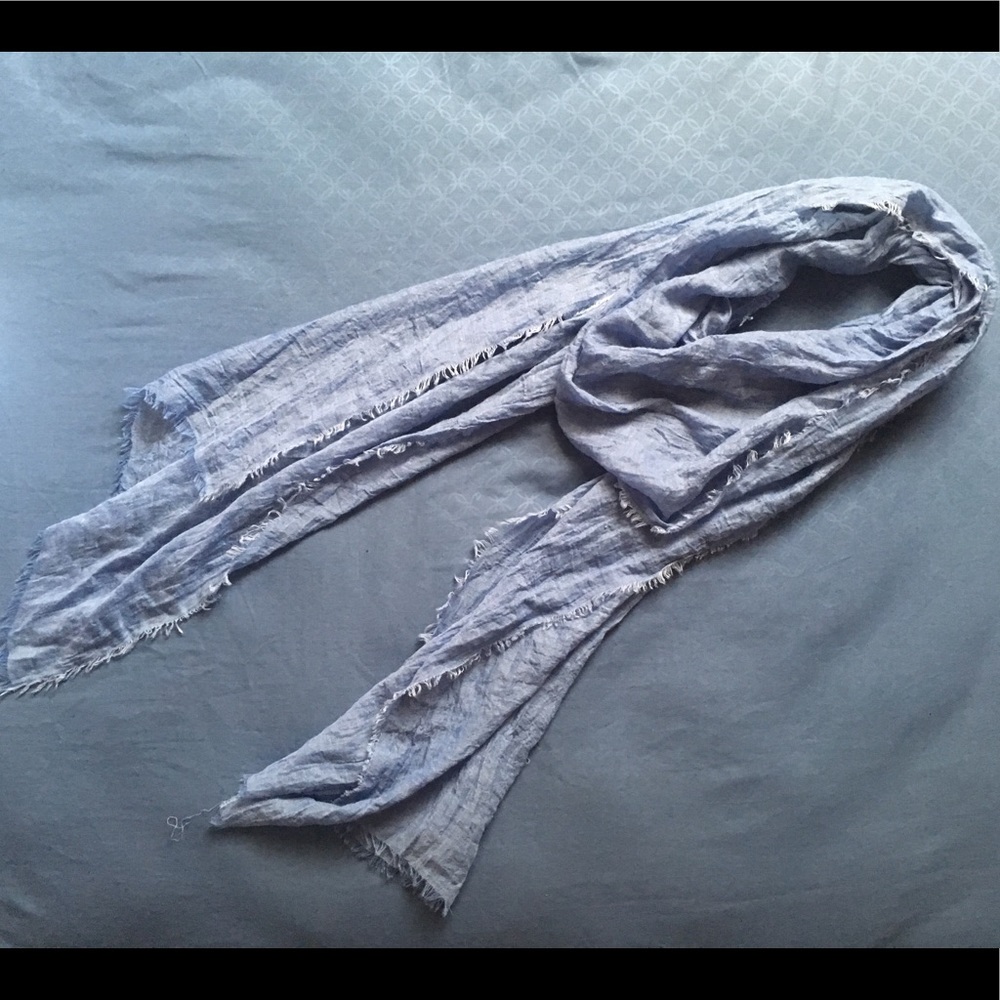 Handmade lightweight Blue Scarf